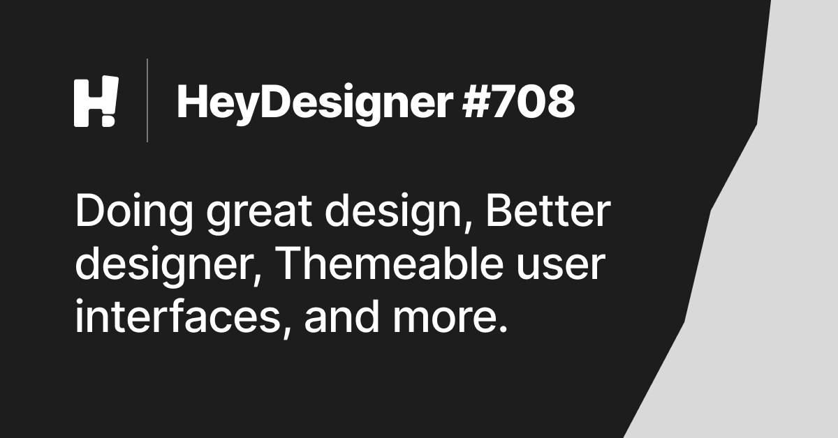 Doing great design